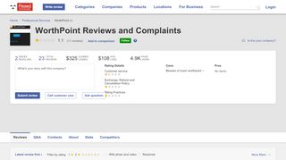 
                            7. 20 WorthPoint Reviews and Complaints @ Pissed Consumer