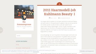 
                            9. 2011 Haarmodell-Job Kuhlmann Beauty I | Ria …