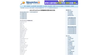 
                            8. 2012年10月24日到期国际域名 - …