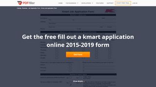 
                            4. 2015-2019 Form Kmart Job Application Fill Online, Printable ...