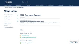 
                            9. 2017 Economic Census - Census Bureau