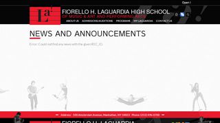 
                            3. 2017 Student Registration Portal Now Open - LaGuardia High School