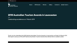 
                            2. 2018 Australian Tourism Awards in Launceston - 2018 Awards ...