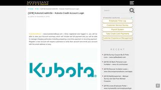 
                            6. [2018] KubotaCreditUSA - Kubota Credit Account Login ...