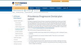 
                            3. 2018 Providence Progressive Dental plan option | Health ...