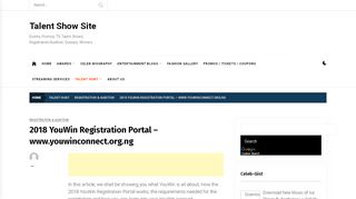 
                            4. 2018 YouWin Registration Portal - www.youwinconnect.org.ng