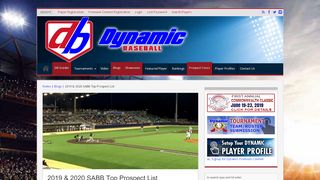 
                            8. 2019 & 2020 SABB Top Prospect List | Dynamic Baseball