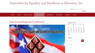 
                            9. 2019 Annual Regional Conference - Association for Equality and ...