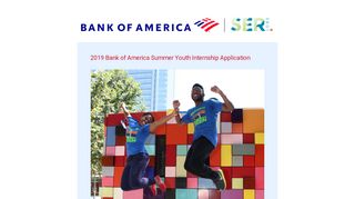 
                            4. 2019 Bank of America Summer Youth Internship Application