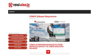 
                            5. 2019 CİMER (Cumhurbaşkanlığı İletişim Merkezi) Şikayet Başvurusu ...