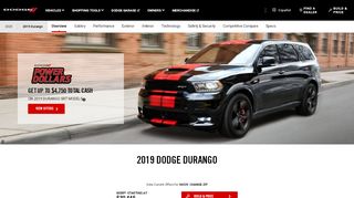 
                            8. 2019 Dodge Durango - A Masterwork Of Muscle