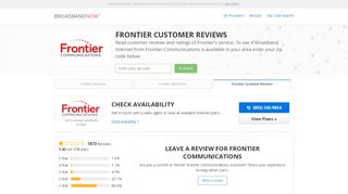 
                            1. 2019 Frontier Communications Customer Reviews ...