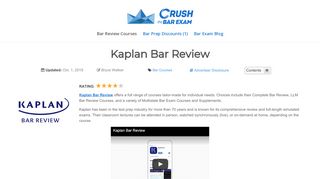 
                            8. 2019 Kaplan Bar Review [AMAZING RESULTS]