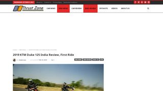 
                            7. 2019 KTM Duke 125 India Review, First Ride - thrustzone.com