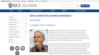 
                            9. 2019 Laureates Award Honorees | The Association of Rice ...