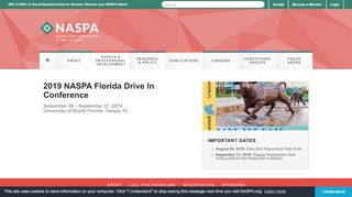 
                            6. 2019 NASPA Florida Drive In Conference