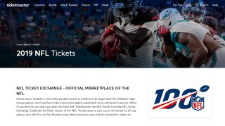 
                            7. 2019 NFL Tickets | NFL Teams, Schedule, Season Info on ...