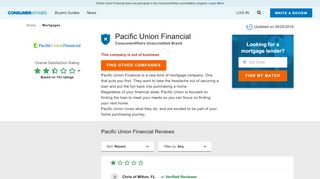 
                            9. 2019 Pacific Union Financial Review - ConsumerAffairs