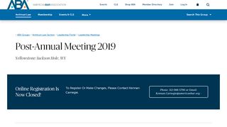 
                            4. 2019 Post-Annual Meeting - American Bar Association