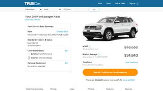 
                            7. 2019 Volkswagen Atlas Prices, Reviews & Incentives | TrueCar