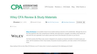 
                            2. [2019] Wiley CFA Exam Review Course (In-Depth Review + ...