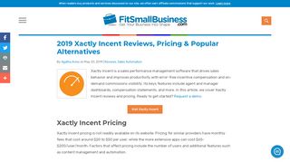 
                            4. 2019 Xactly Incent Reviews, Pricing & Popular Alternatives