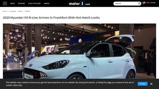 
                            2. 2020 Hyundai i10 N Line Arrives In Frankfurt With Hot Hatch ...