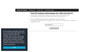 
                            5. 203.122.45.27 - Find IP Address - Lookup and …