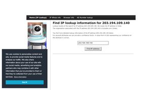 
                            5. 203.194.109.140 - Find IP Address - Lookup and …