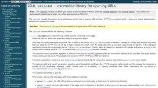 
                            2. 20.6. urllib2 — extensible library for opening URLs — Python ...