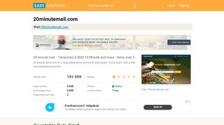 
                            5. 20minutemail.com: 20 minute mail - Temporary E-Mail 10 ...
