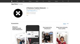 
                            7. ‎21 Buttons: Fashion Network on the App Store