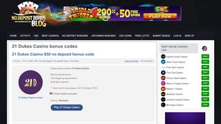 
                            7. 21 Dukes Casino No Deposit Bonus Codes 2019 #1