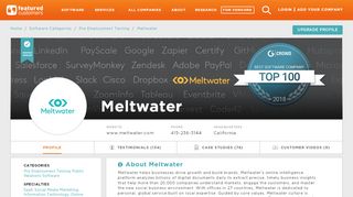 
                            6. 219 Customer Reviews & Customer References of Meltwater ...