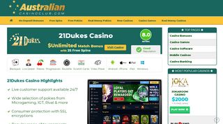 
                            3. 21Dukes Casino - EXCLUSIVE - …