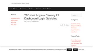 
                            7. 21Online Login – Century 21 Dashboard Login Guideline ...
