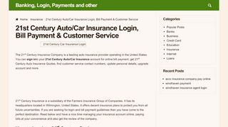 
                            4. 21st Century Auto/Car Insurance Login, Bill …