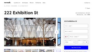 
                            5. 222 Exhibition St - Office Space Melbourne Central | WeWork