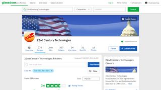 
                            8. 22nd Century Technologies Reviews | Glassdoor