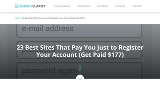 
                            4. 23 Best Sites That Pay You Just to Register Your Account (Get ...