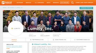 
                            8. 23 Customer Reviews & Customer References of Lumity, Inc ...