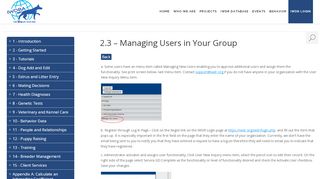 
                            4. 2.3 - Managing Users in Your Group – International Working Dog ...