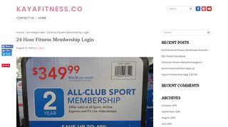 
                            3. 24 Hour Fitness Membership Login | Kayafitness.co