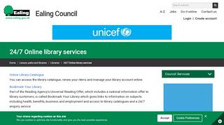 
                            1. 24/7 Online library services - ealing.gov.uk