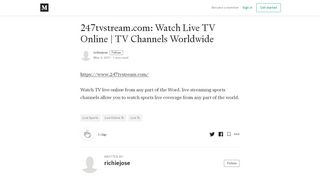 
                            7. 247tvstream.com: Watch Live TV Online | TV …