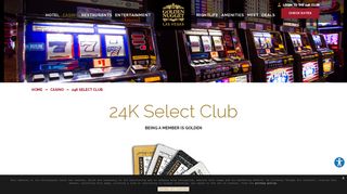 
                            2. 24K Select Club | Golden Nugget Las Vegas