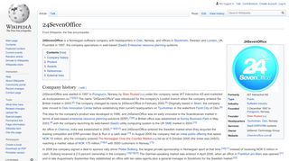 
                            6. 24SevenOffice - Wikipedia