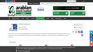 
                            9. 24x7rooms.com - Find Exhibitors - Arabian Travel Market