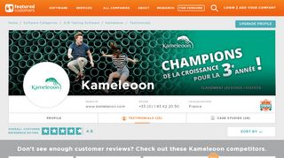 
                            9. 25 Kameleoon Customer Testimonials & Customer References ...