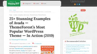 
                            6. 25+ Stunning Examples of the Avada WordPress Theme In Action (2019)